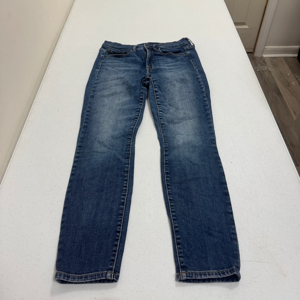Gap True Skinny Mid Rise Jeans Womens 27 4R Medium Wash Blue‎ Denim 5416